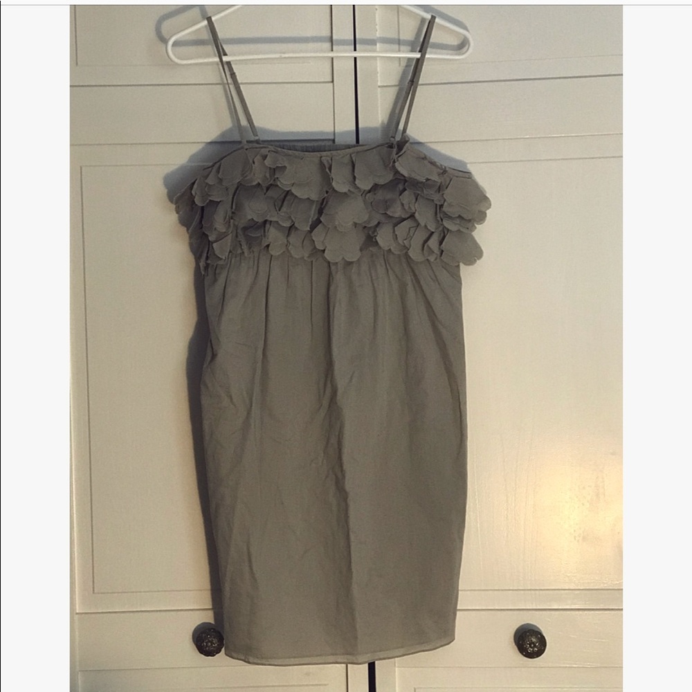 Cocktail dress with heart shaped ruffles